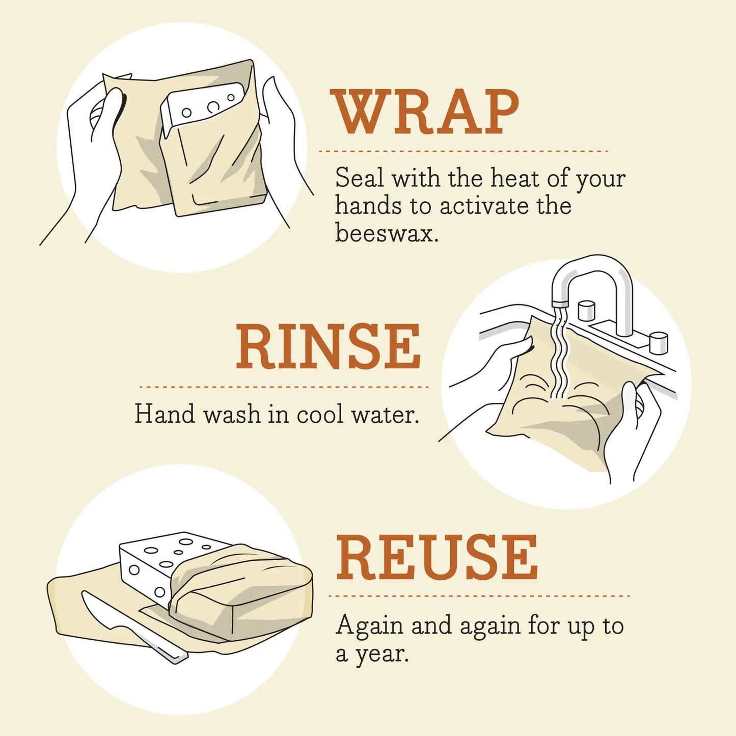 Bees Wrap 3 Pack - Fresh Squeeze