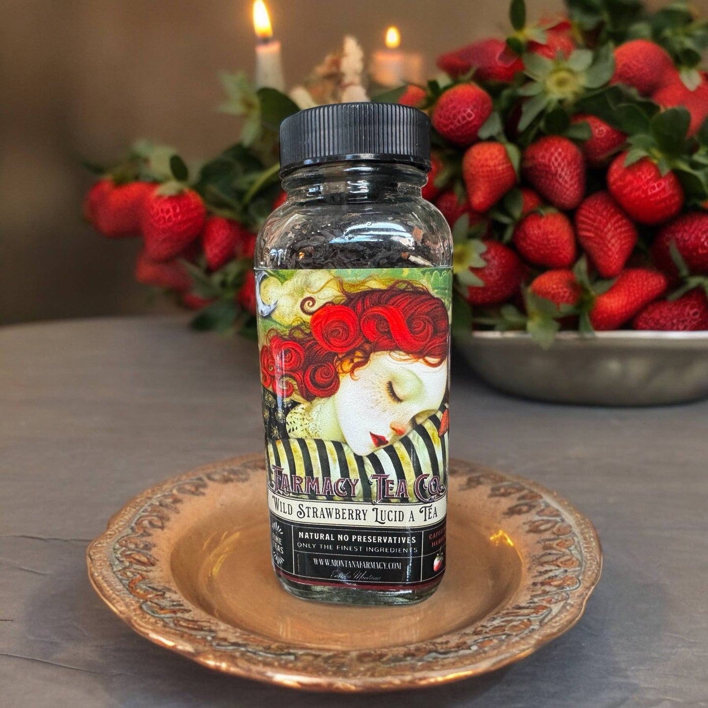 Wild Strawberry Lucid a Tea Dreaming Tea full of flavor