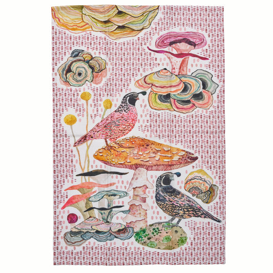 Tea Towel- Quails