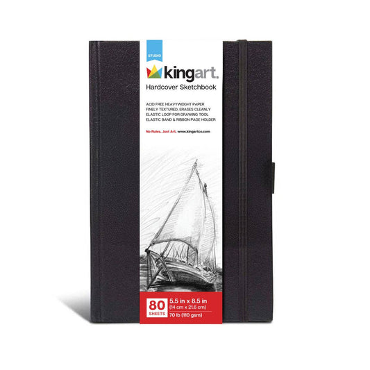 Hardcover Sketchbook - 5.5” x 8.5” 80 sheets