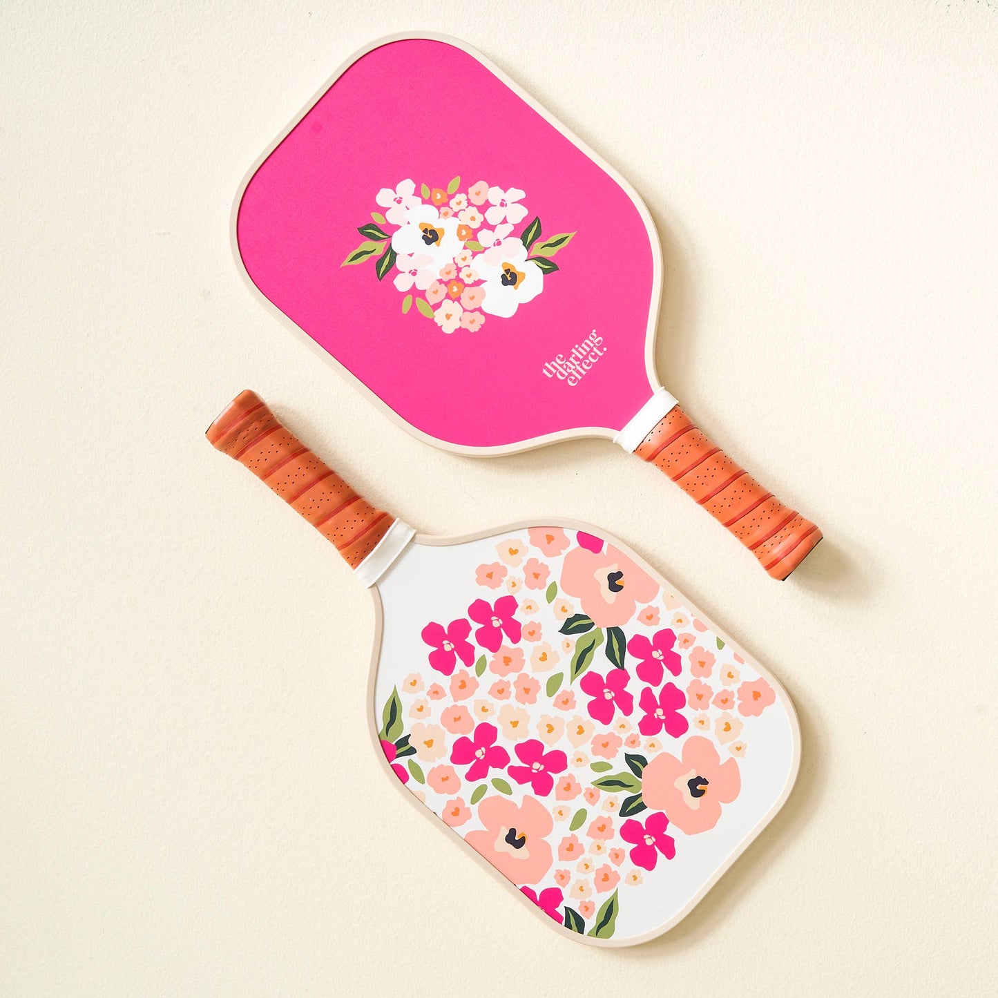 Pickleball Paddle - Lively Flora Pink