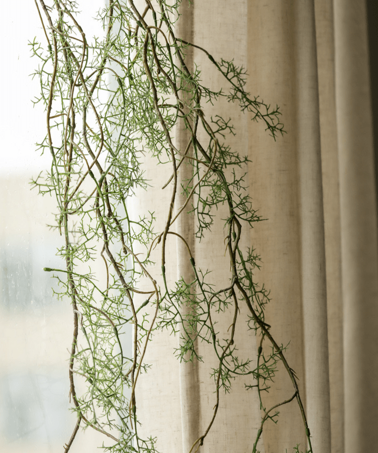 Artificial Rattan Vine Decorative Myriad Strands 55" Long: Three Stems