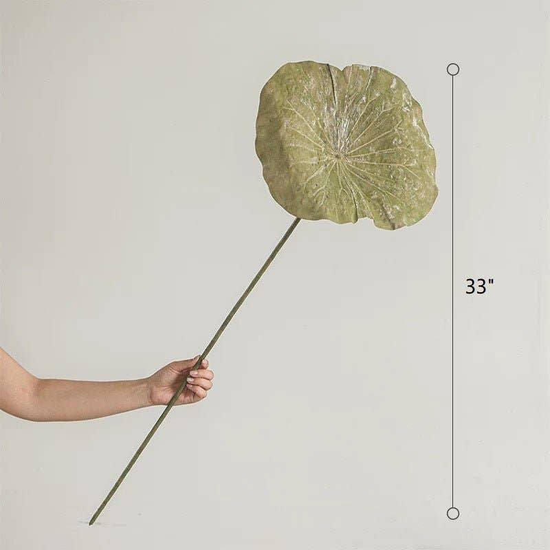 Artificial Rustic Lotus Stem: One Stem / Large