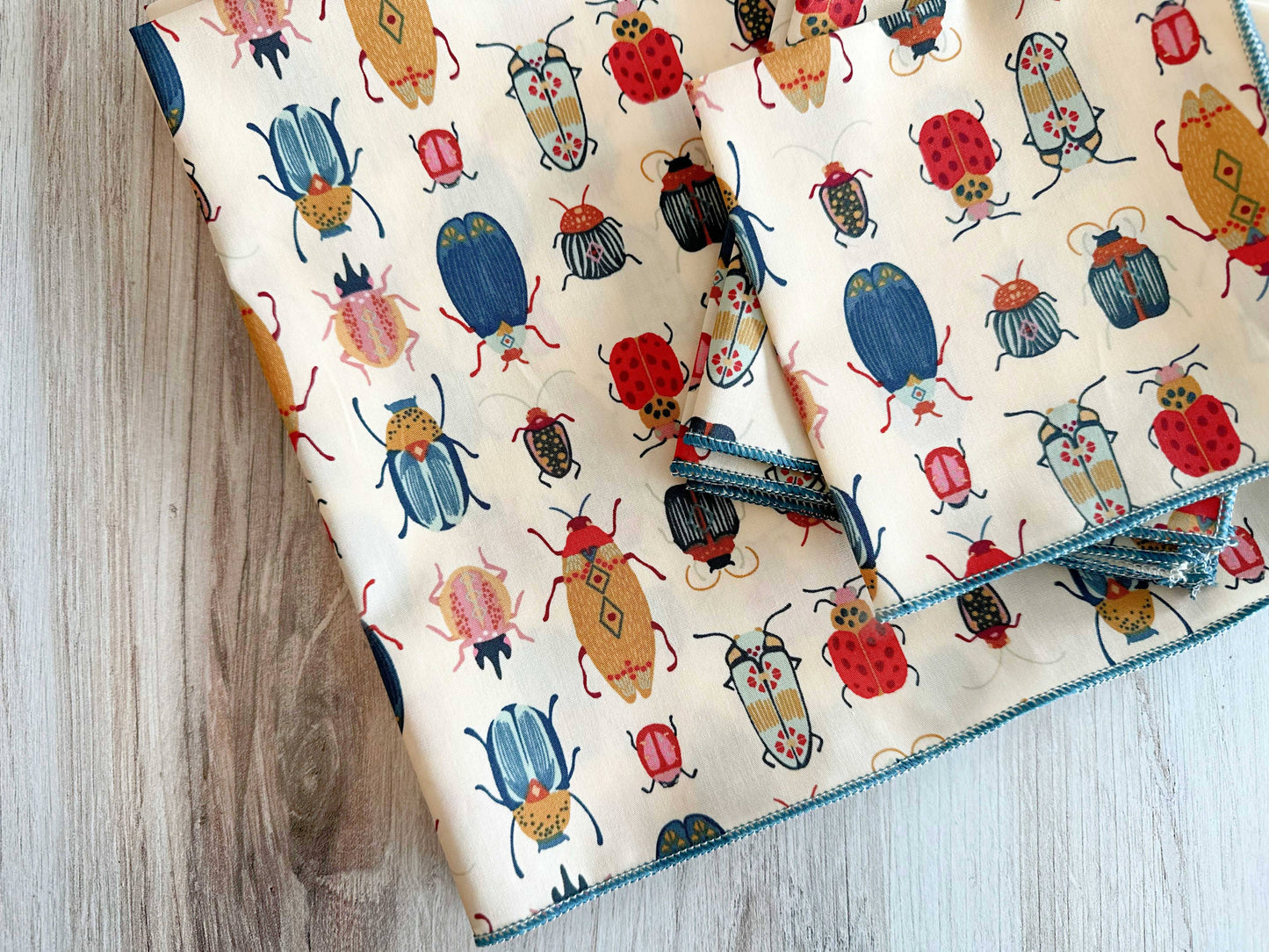 Beetle Cloth Napkins, set of four: Dinner