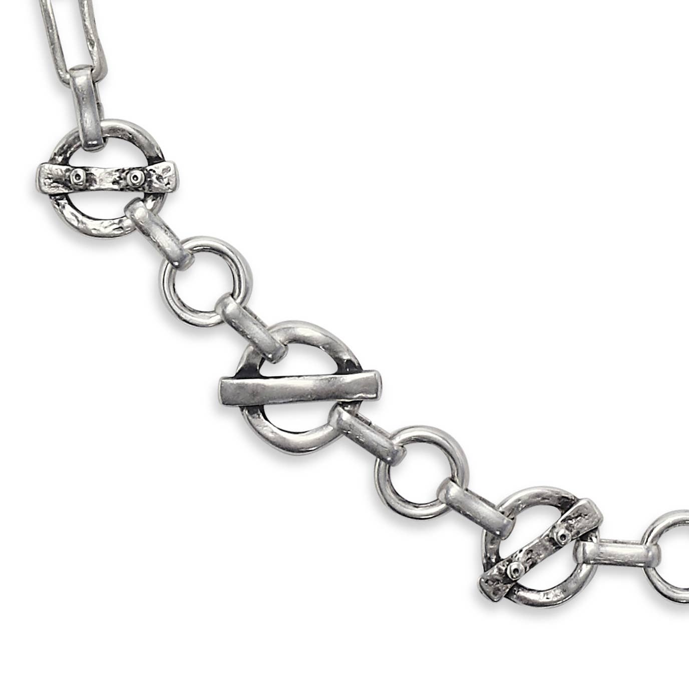 Handmade Pewter Necklace - 3834