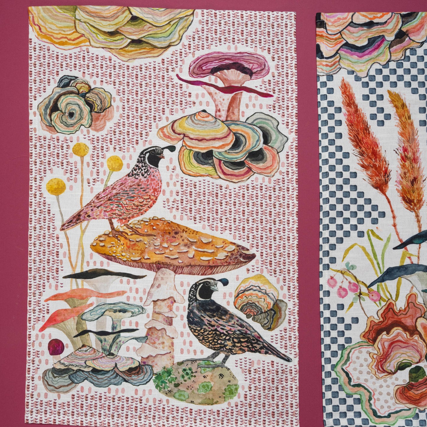 Tea Towel- Quails