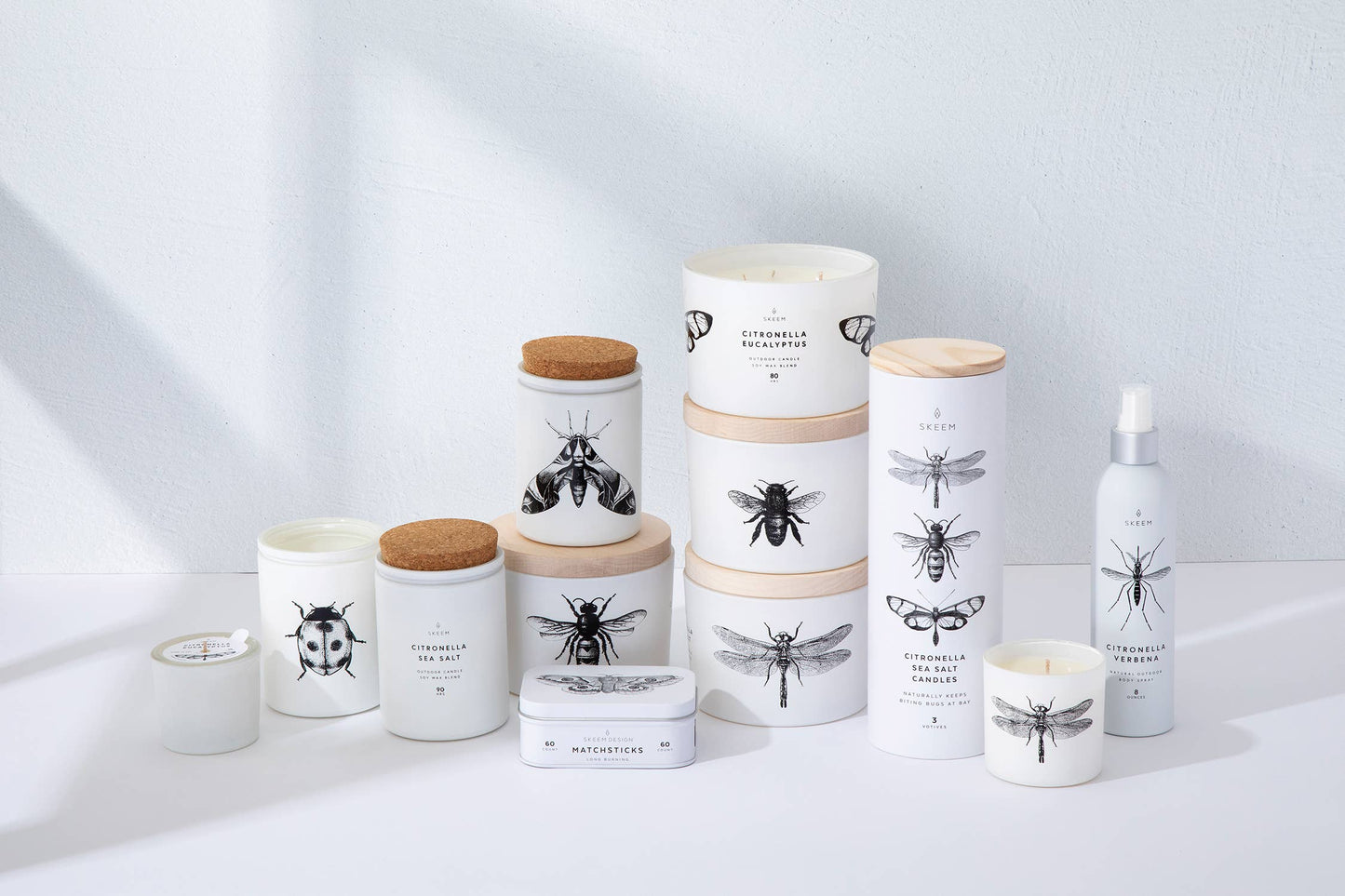 Citronella 3-Wick Candle, Eucalyptus