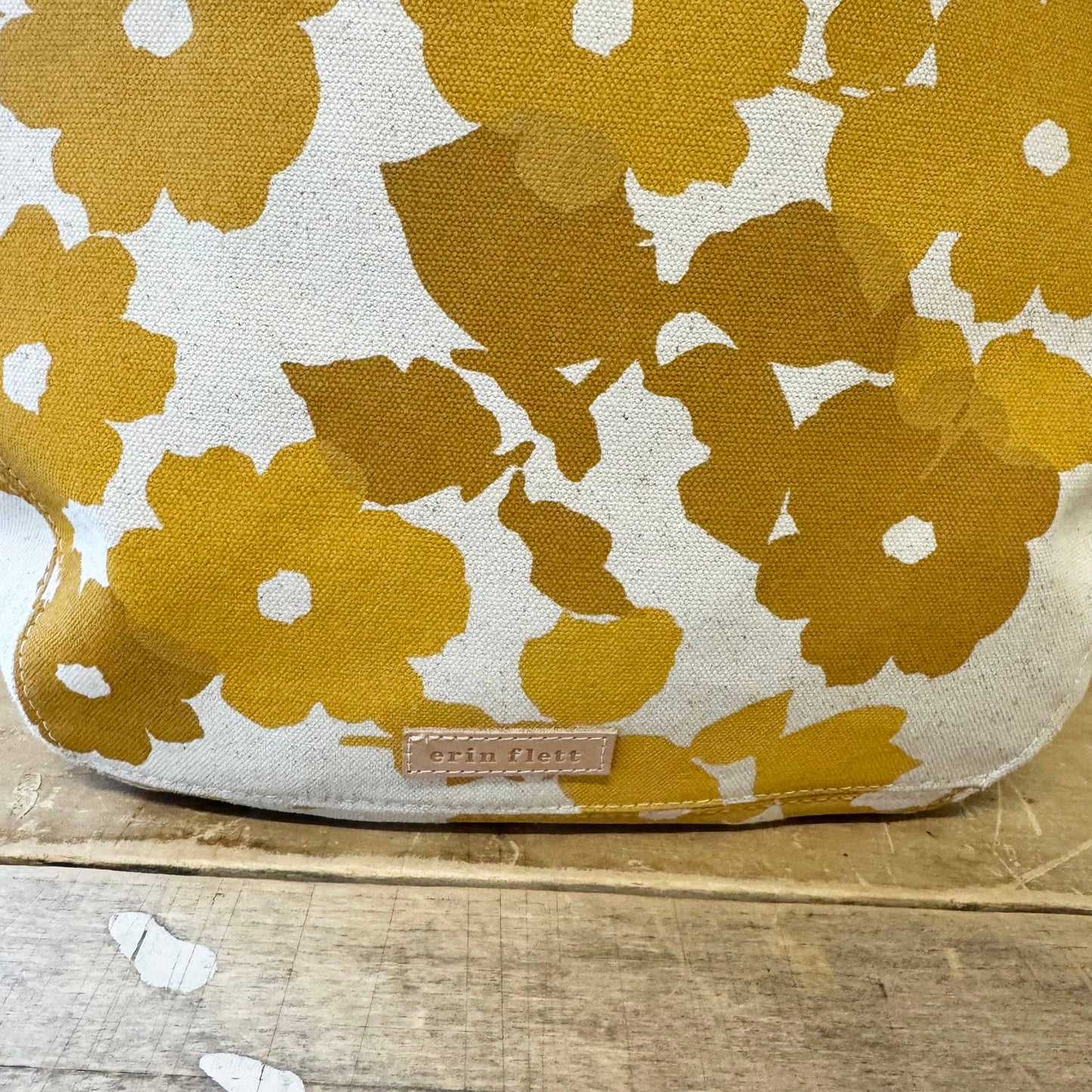 Bag | NEW BOHO CANVAS TOTE BAG ANITA in yellow by Erin Flett