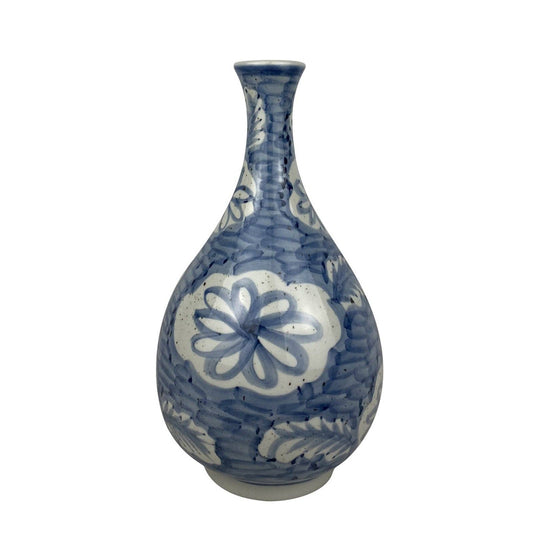 Jingdezhen Hand-Painted Porcelain Folk Vase: Small