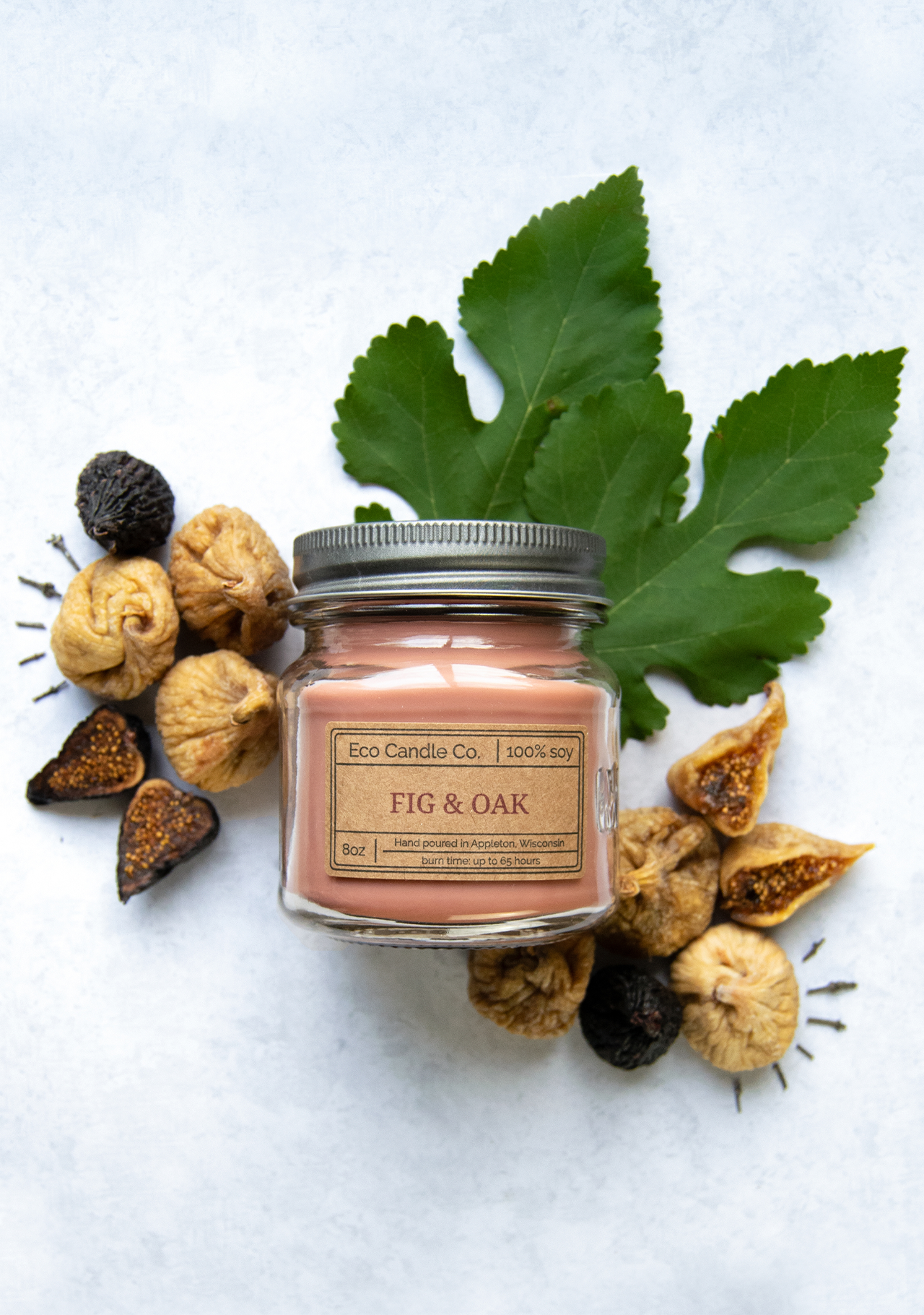 8oz mason FIG & OAK