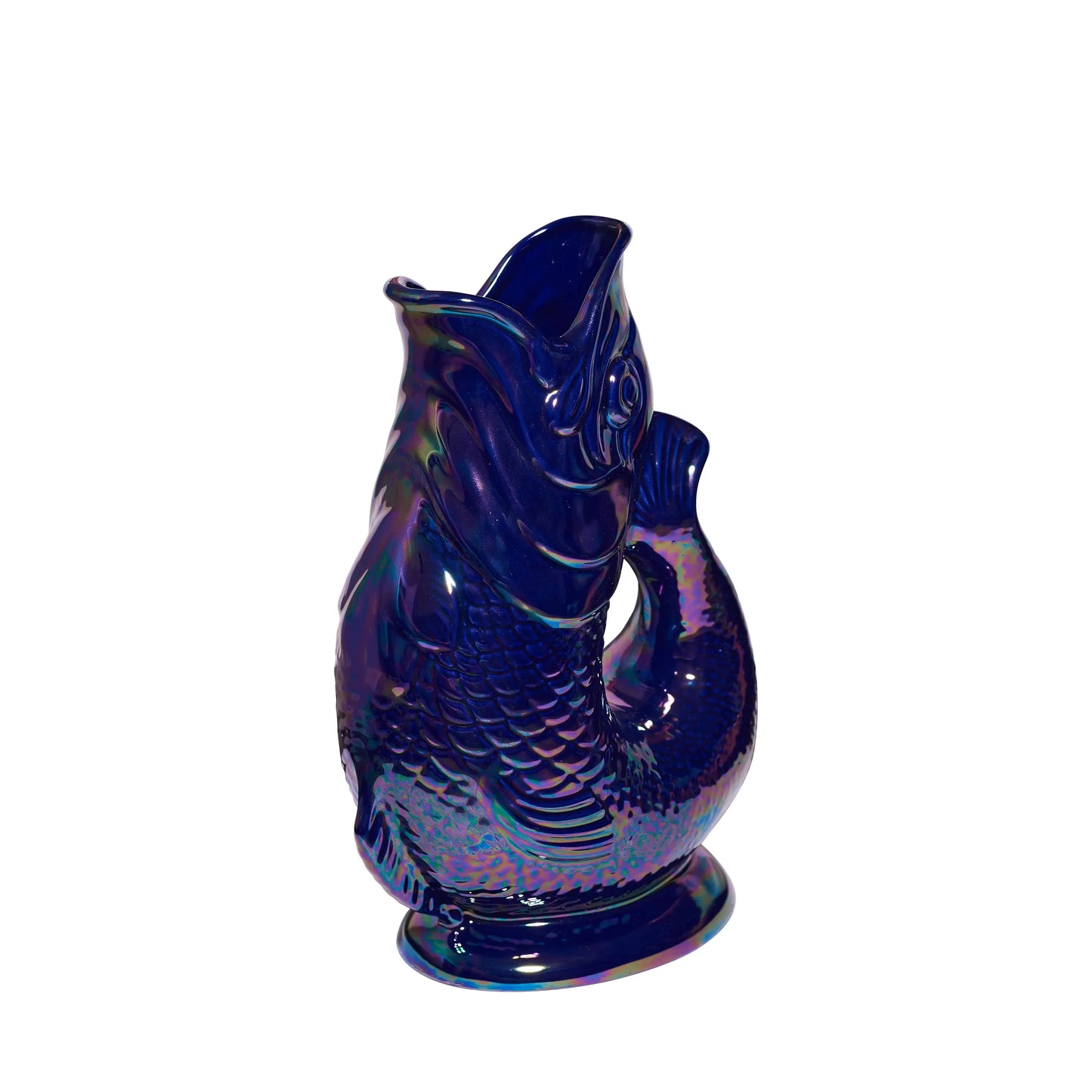 Cobalt Blue Gluggle Jug: Extra Large