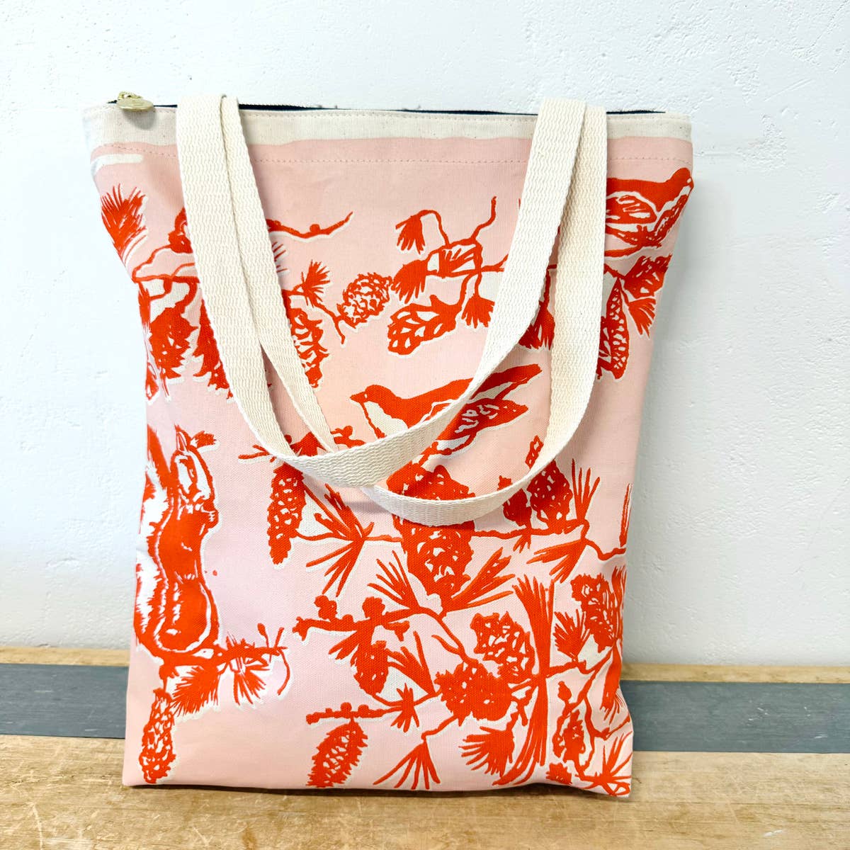 Bag | Pine Cone Tree Carry All Tote Bag: Robins Egg