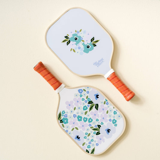 Pickleball Paddle - Lively Flora Periwinkle
