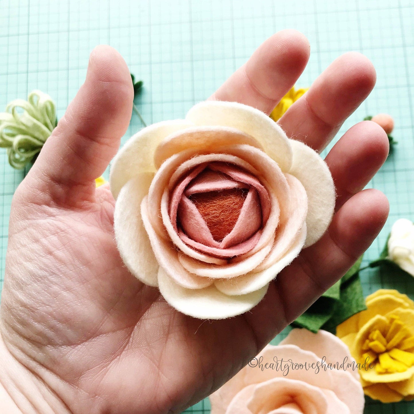 Felt Flower Craft Kit | Blush Forest