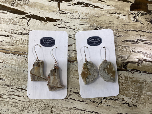 Laguna Lace Agate with sterling silver