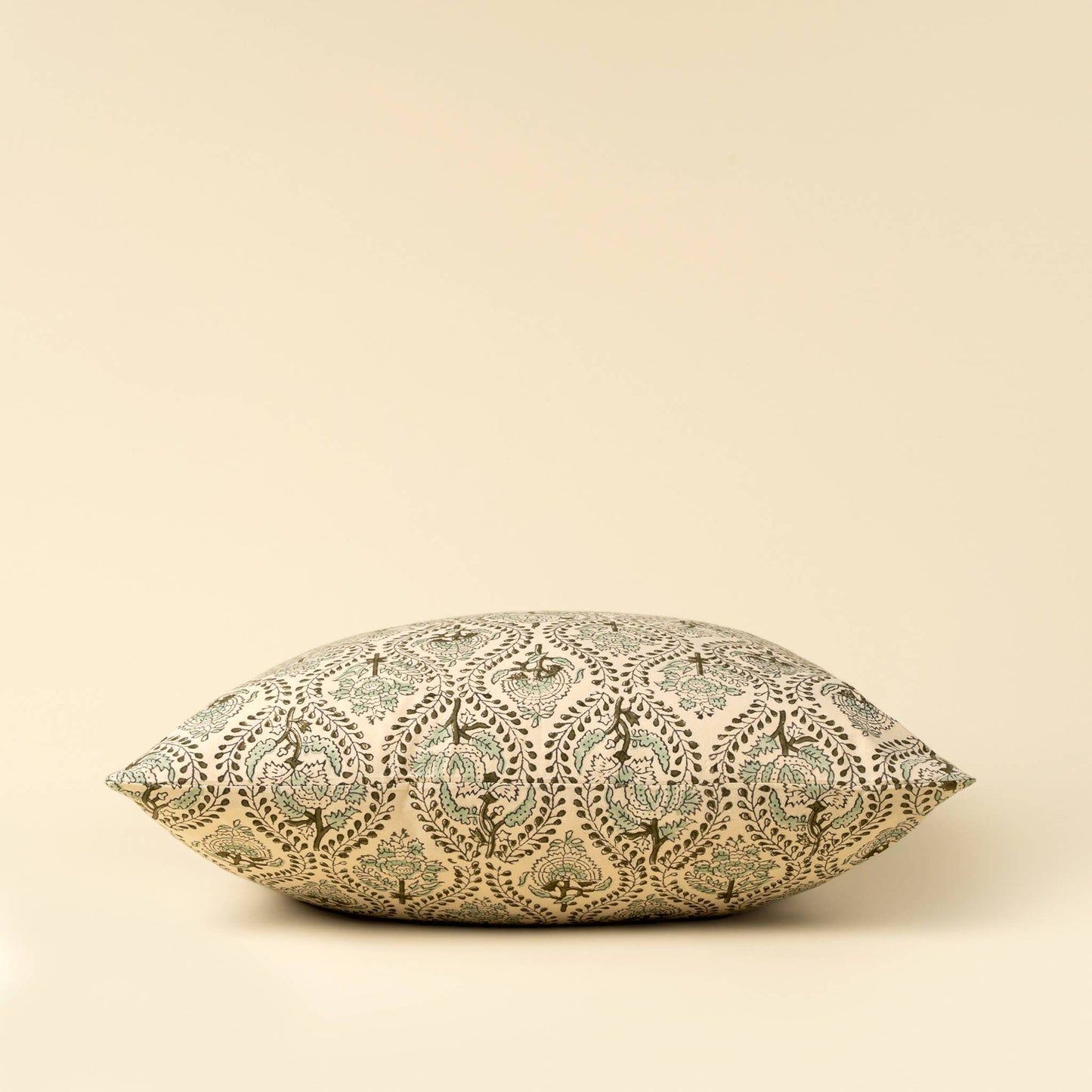 20x20 Lalita Block Print Pillow: Cover with Filler