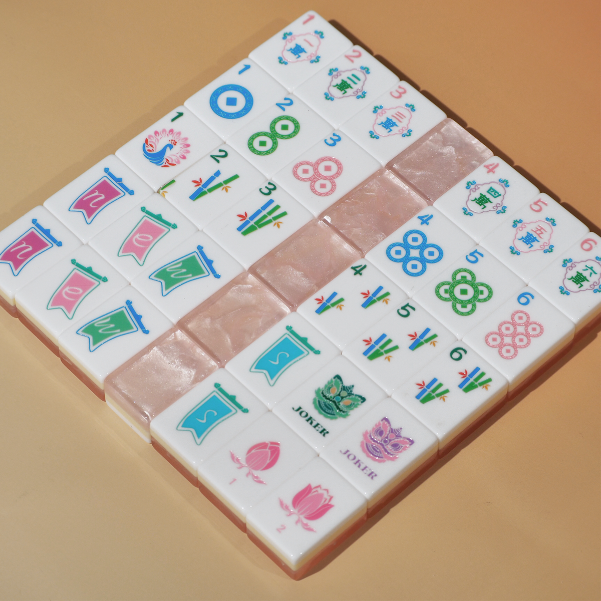 Garden Party Mahjong Set - Blush Pearl 02-01