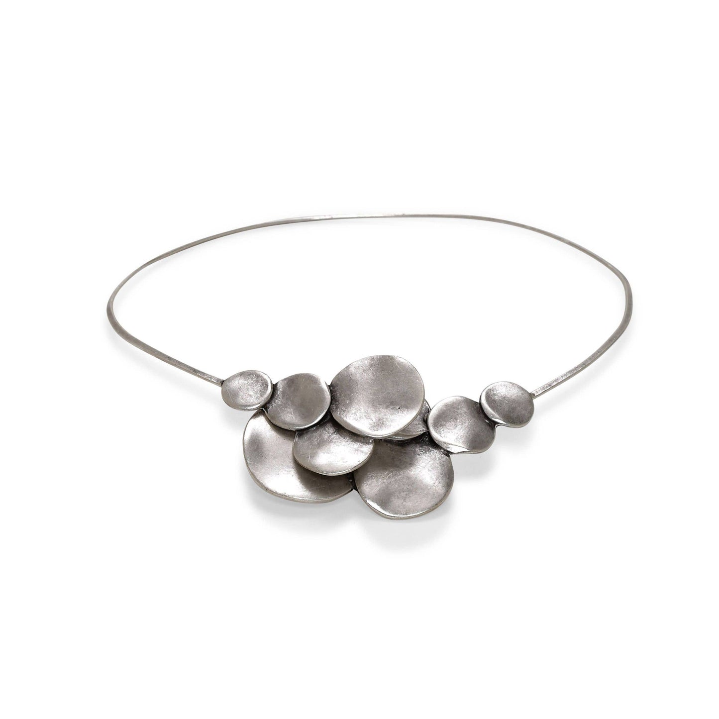 Handmade Pewter Necklace - 032-1032A