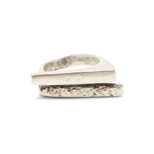 Handmade Brass Ring In Silver Plated - ZRC-017