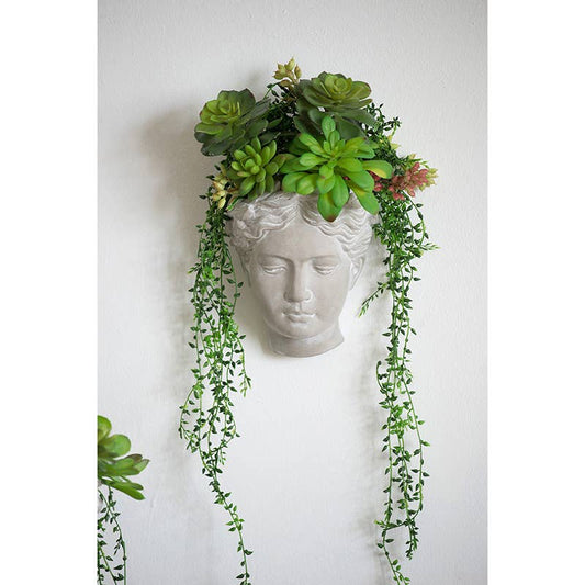 Cement Wall Vase
