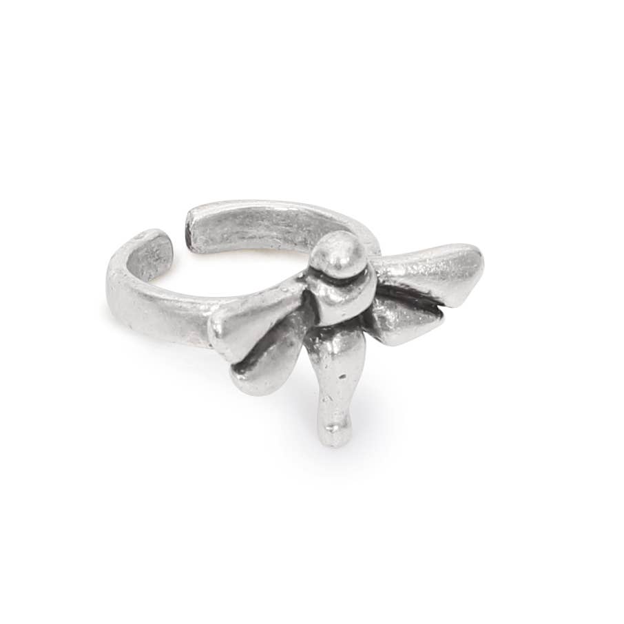 Handmade DragonFly Brass Ring - 6934