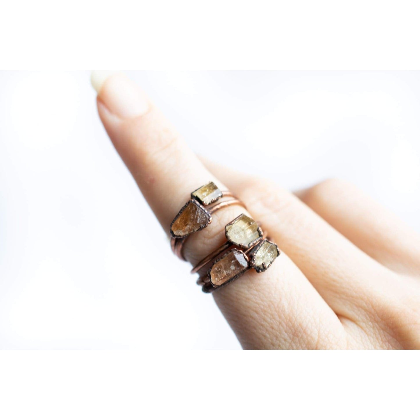 Raw Topaz Imperial Ring: 8