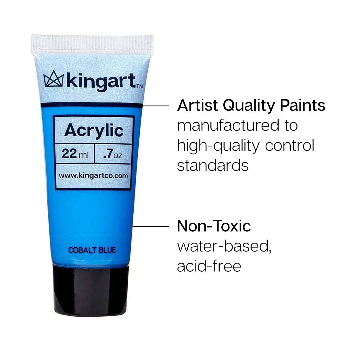 PRO Acrylic Paint Set - 22ml Tubes  - 48 Colors