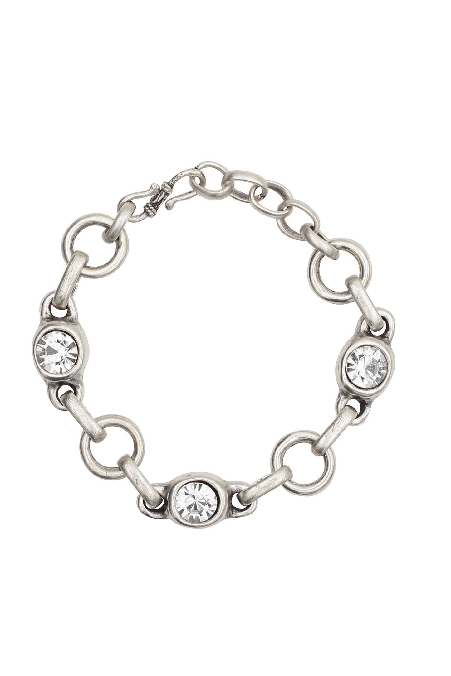 Handmade Pewter Link & Chain Bracelet - NB2508