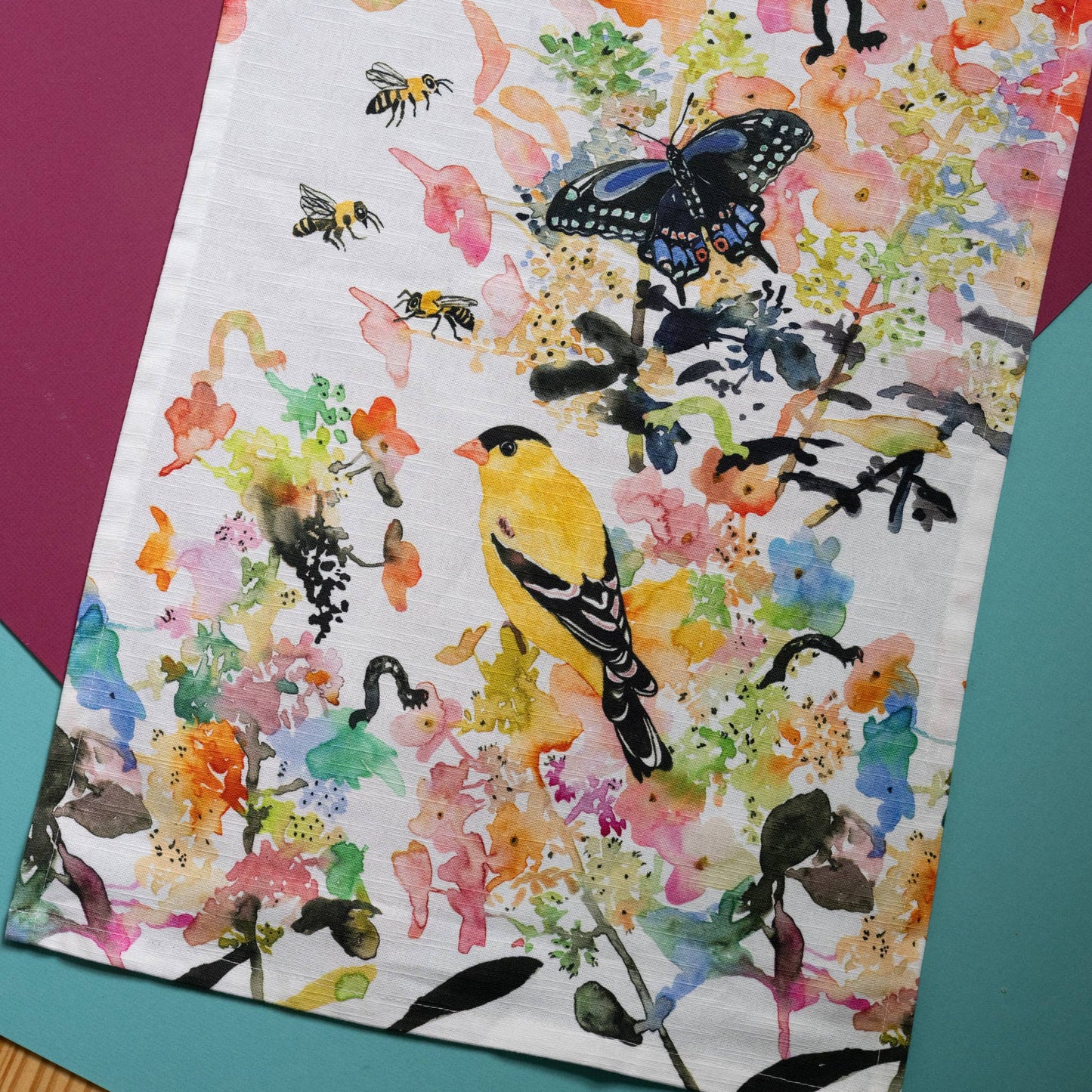 Tea Towel- Goldfinch