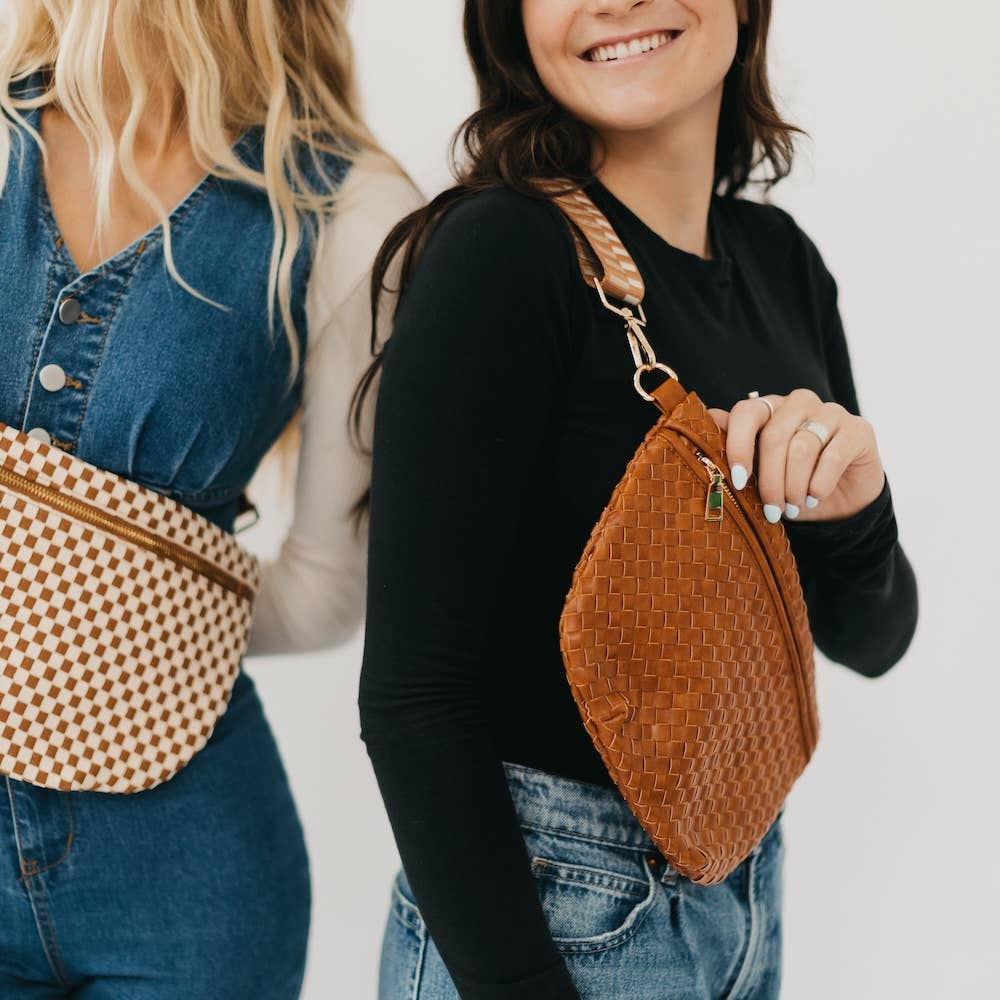Westlyn Woven Bum Bag *NEW COLORS ADDED*: Emerald
