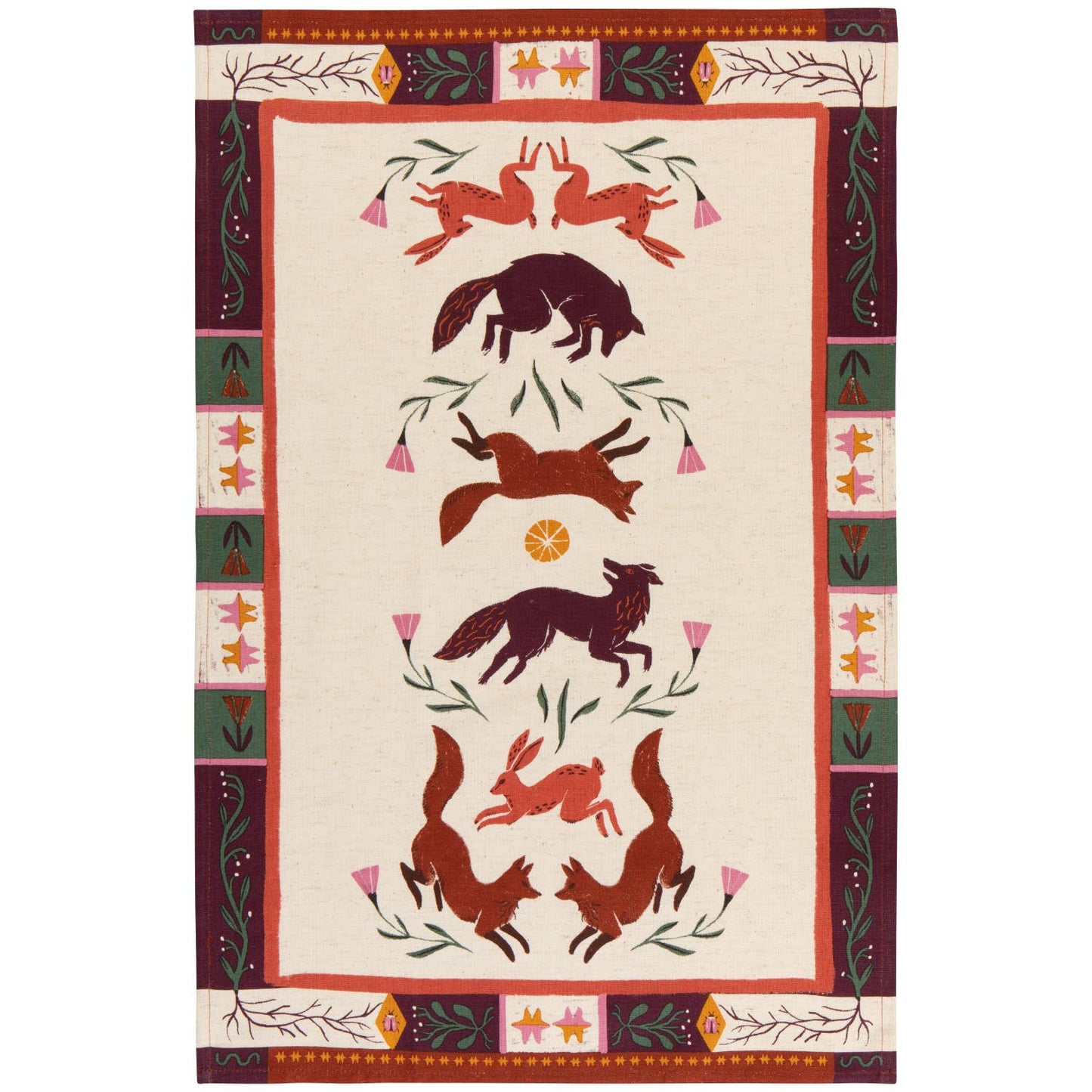 Folktale Dishtowels Set of 2