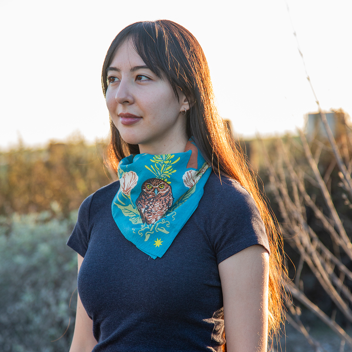 Organic Fair Trade Bandana XL: Channel Islands