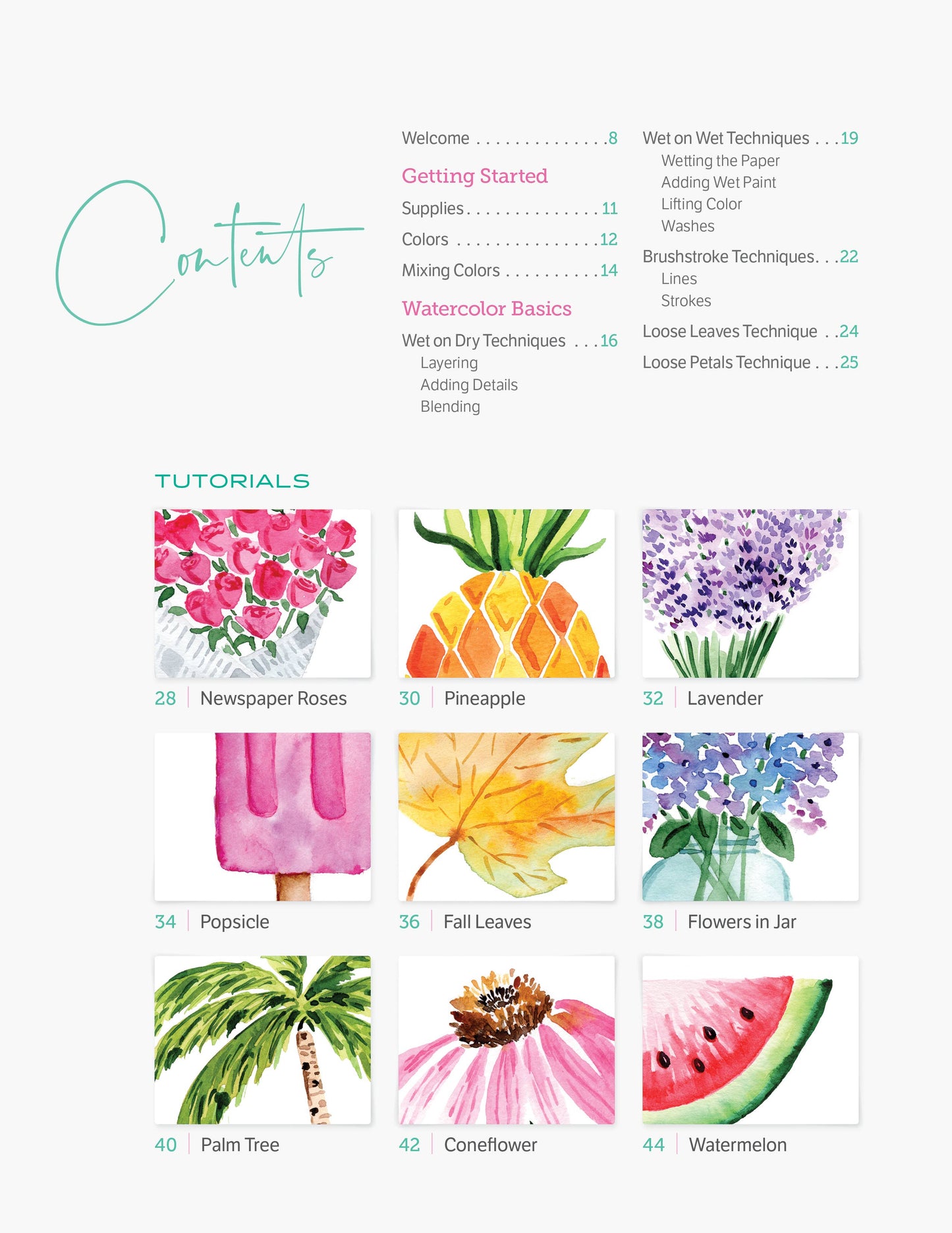 Watercolor the Easy Way: Step-by-Step Tutorials