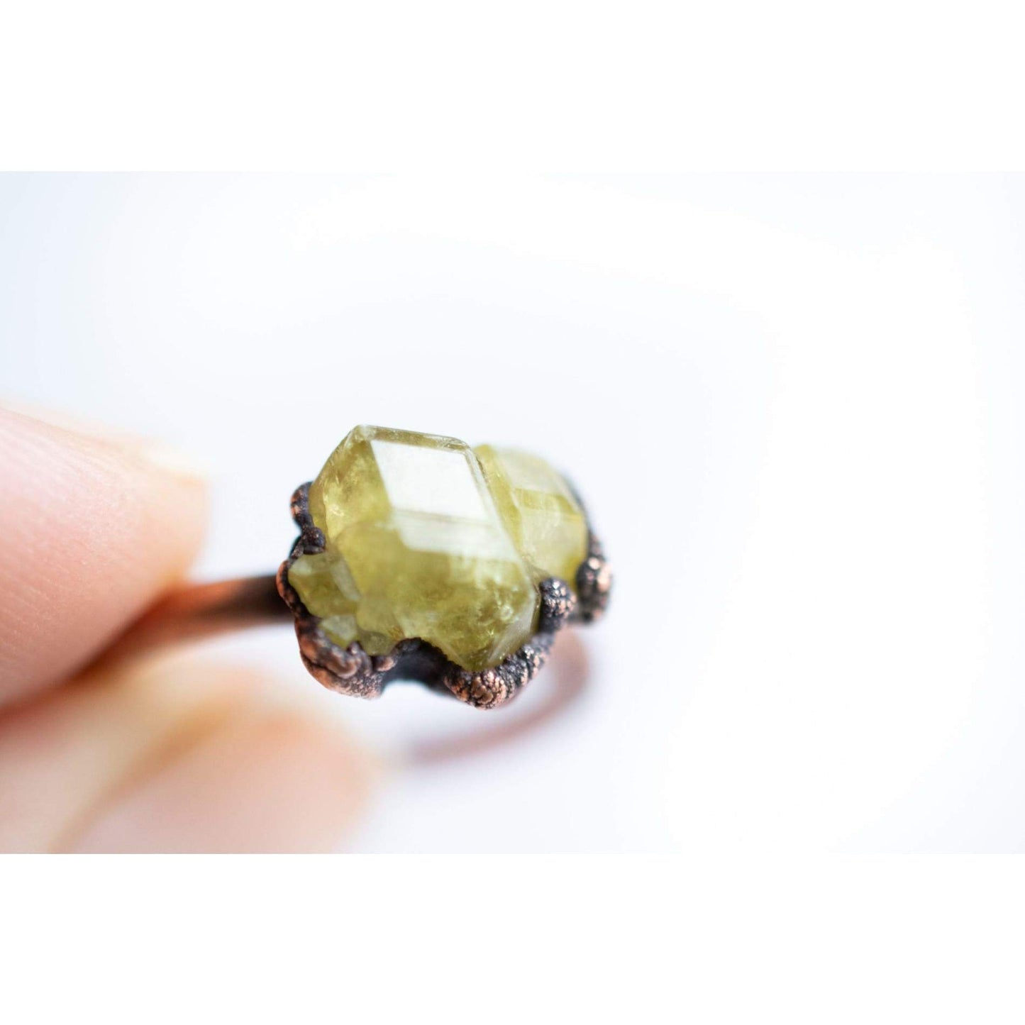 Mexican Yellow Garnet Ring: 8.5