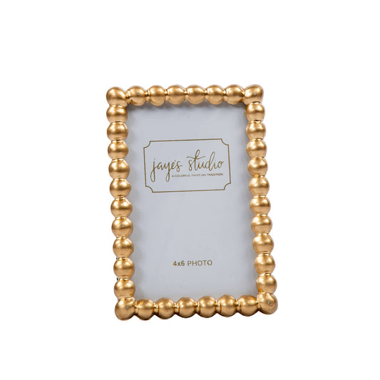 Gracie Pearl Photo Frame - Gold: Gold / 4 x 6