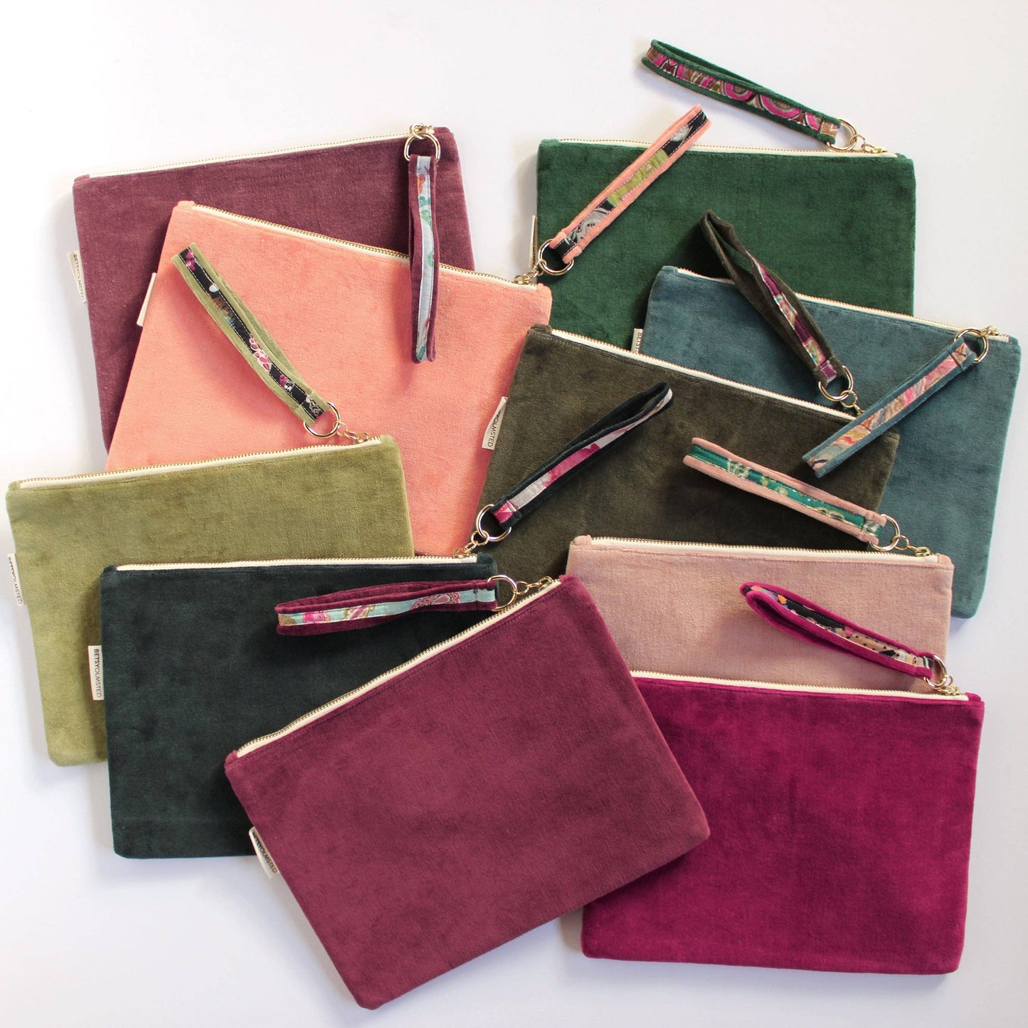 Velvet Pouch- Plum & Fox