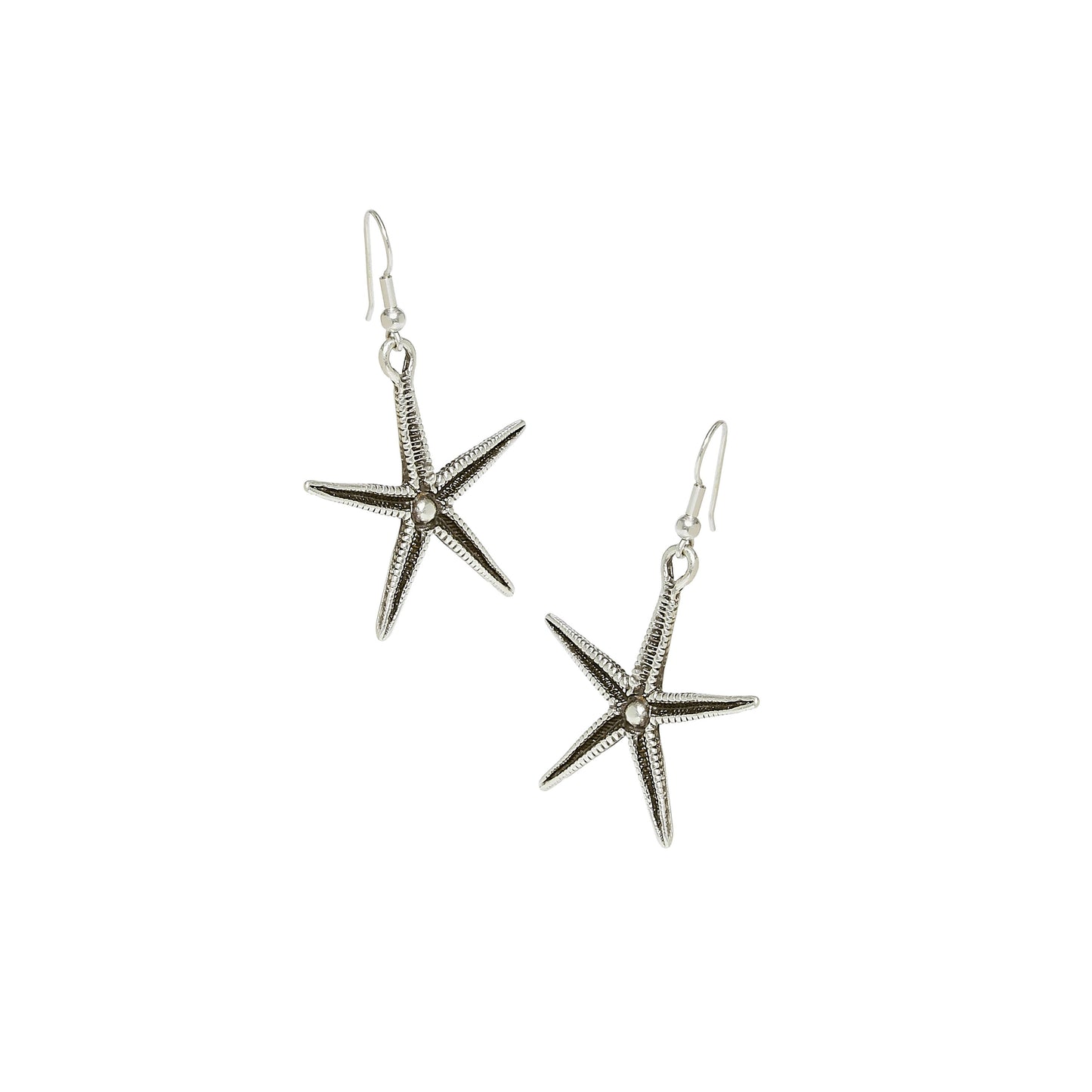 Handmade StarFish Pewter Earrings - STRF10