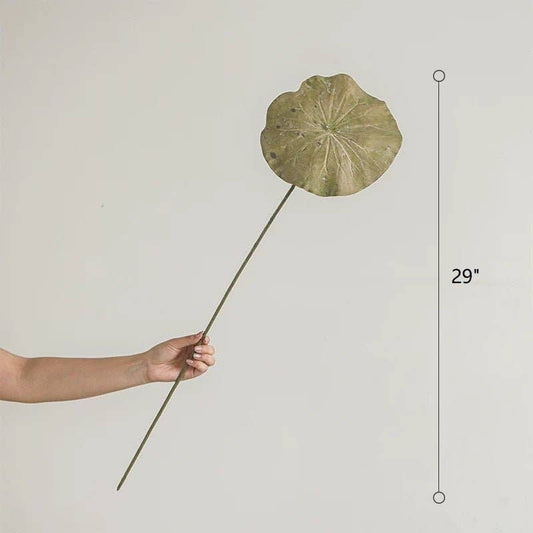 Artificial Rustic Lotus Stem: One Stem / Small