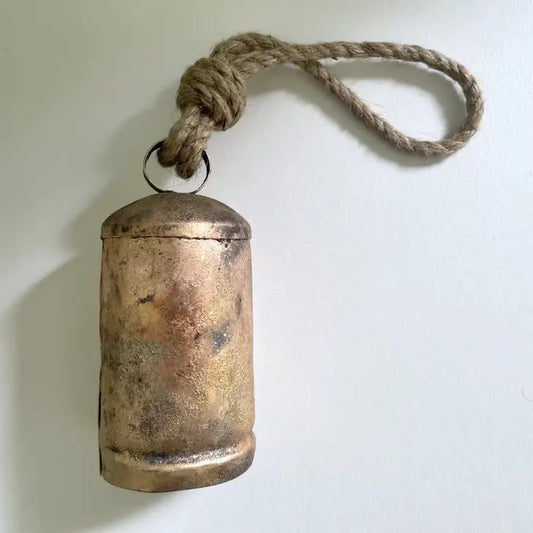 Brass Bell with Jute Hanger