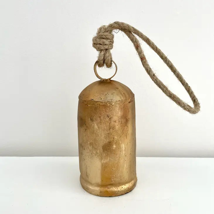 Brass Bell with Jute Hanger