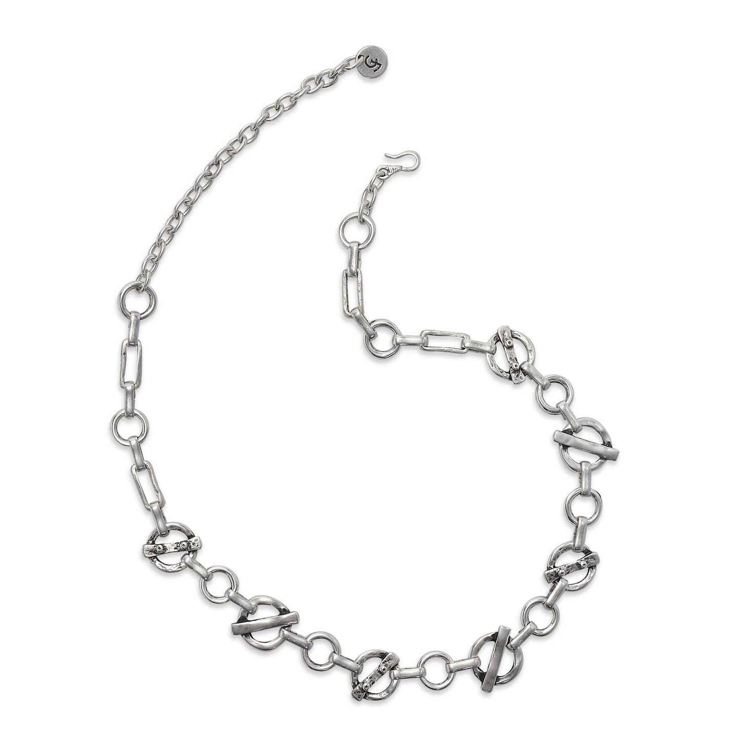 Handmade Pewter Necklace - 3834