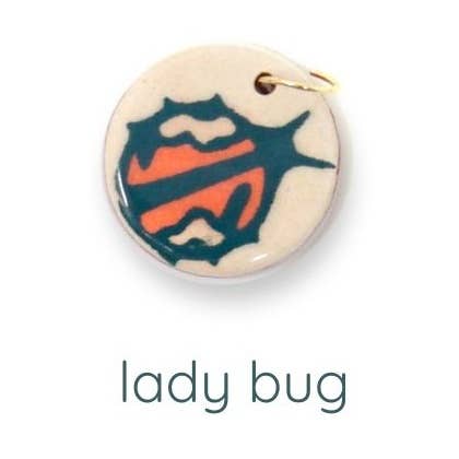 Charm Necklace Lady Bug