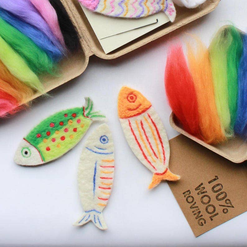 Mini Fish Felting Craft Kit