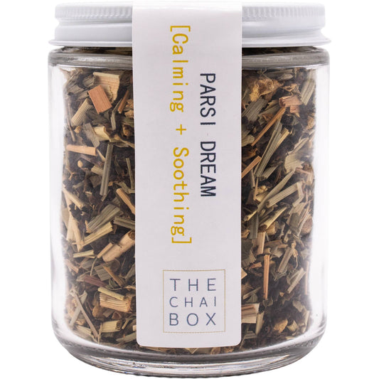 Tea | Parsi Dream - Lemongrass and Mint Black Tea: Glass Jar