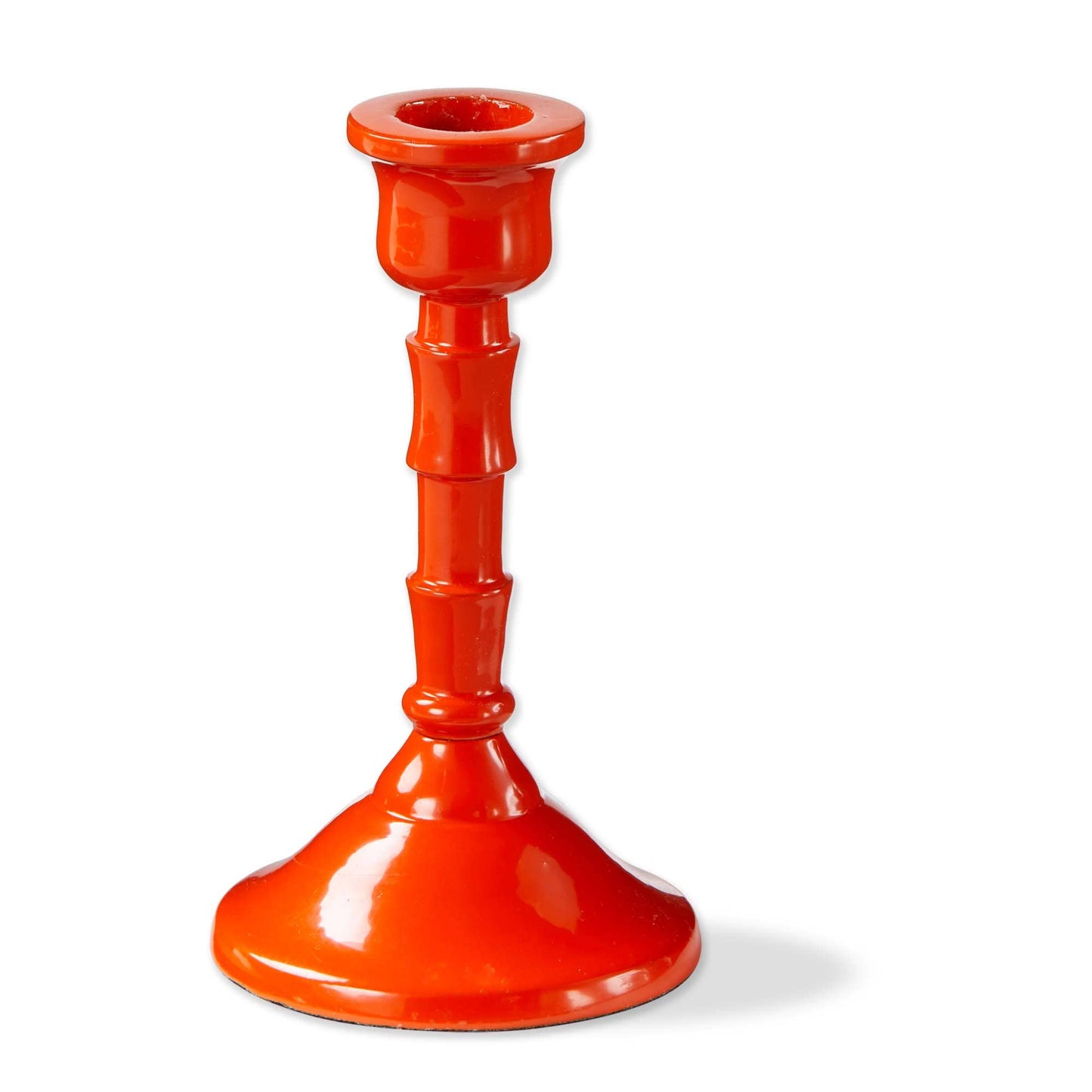 Zahra Taper Holder Small Orange Aluminum Everyday