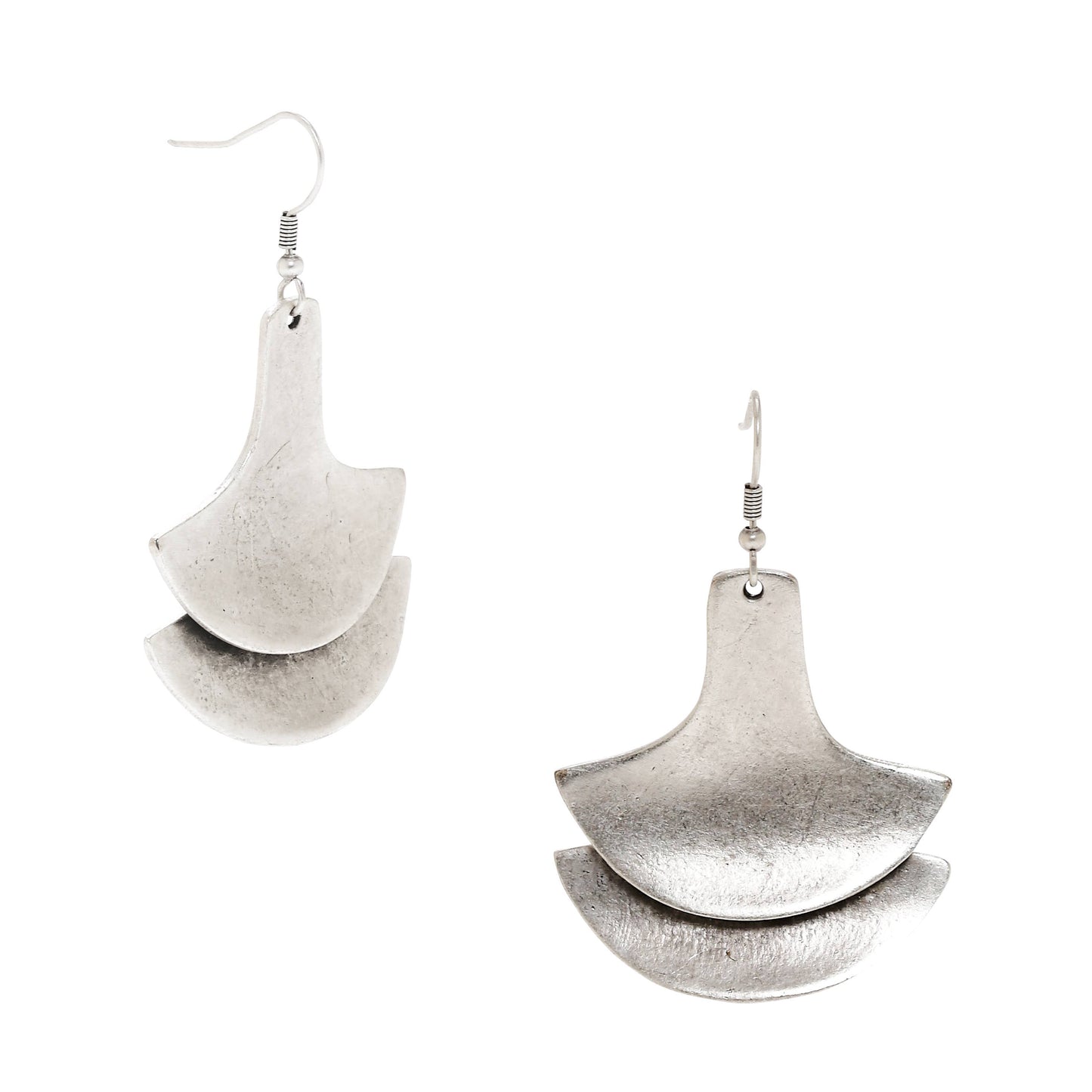 Handmade Pewter Earring - 4670