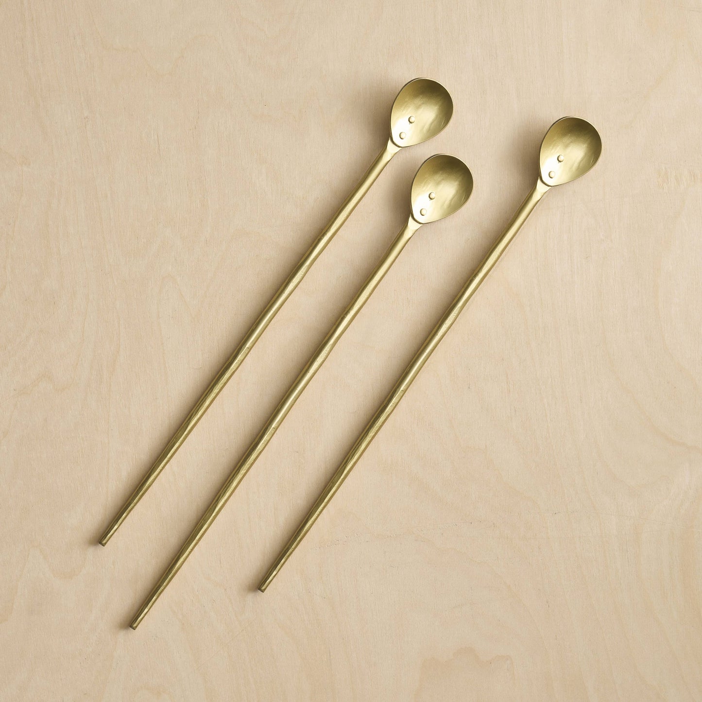 Spoon | Forge Brass Tasting Spoons -