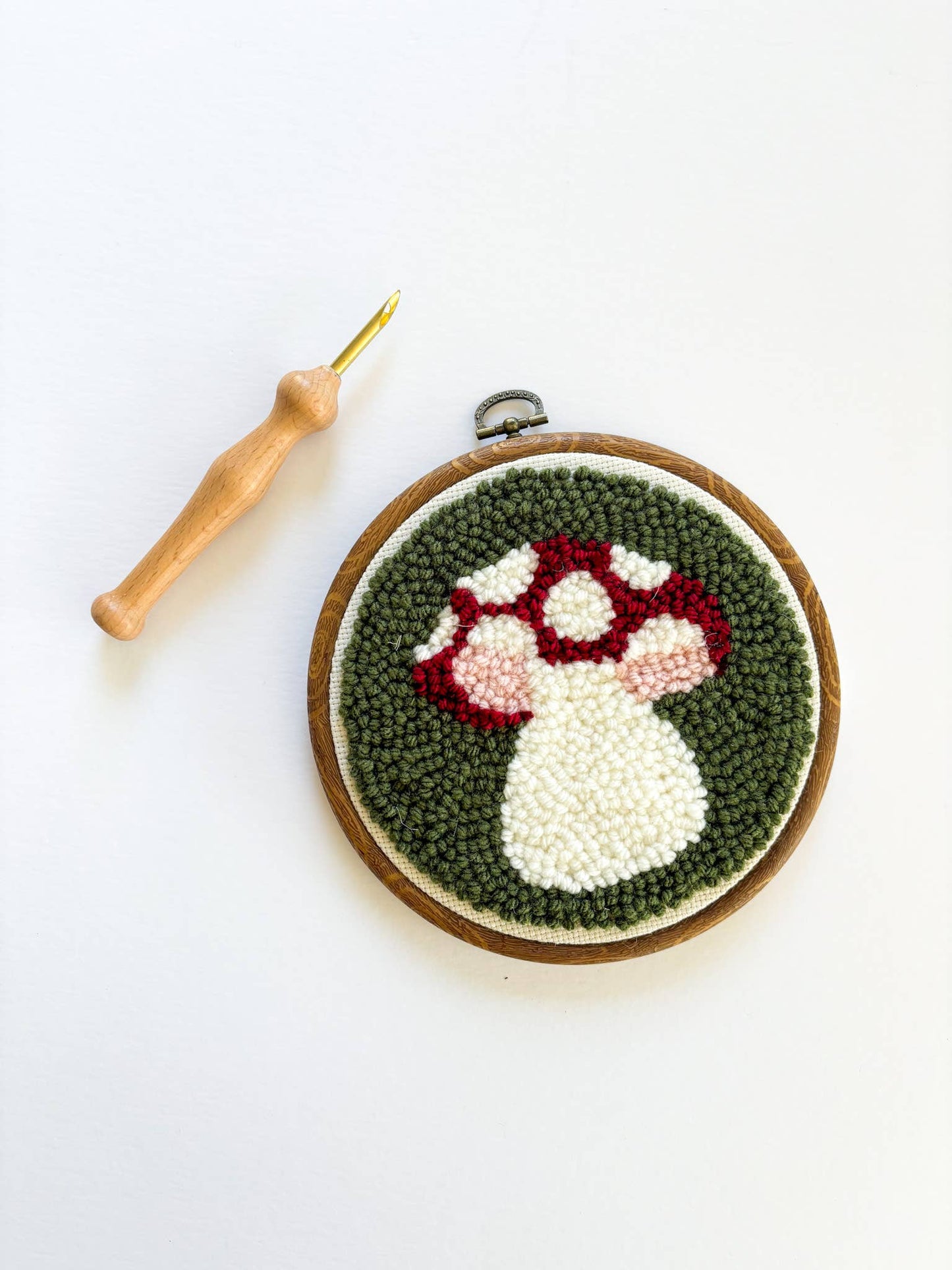 Mushroom Punch Needle Kit: Beginner Kit