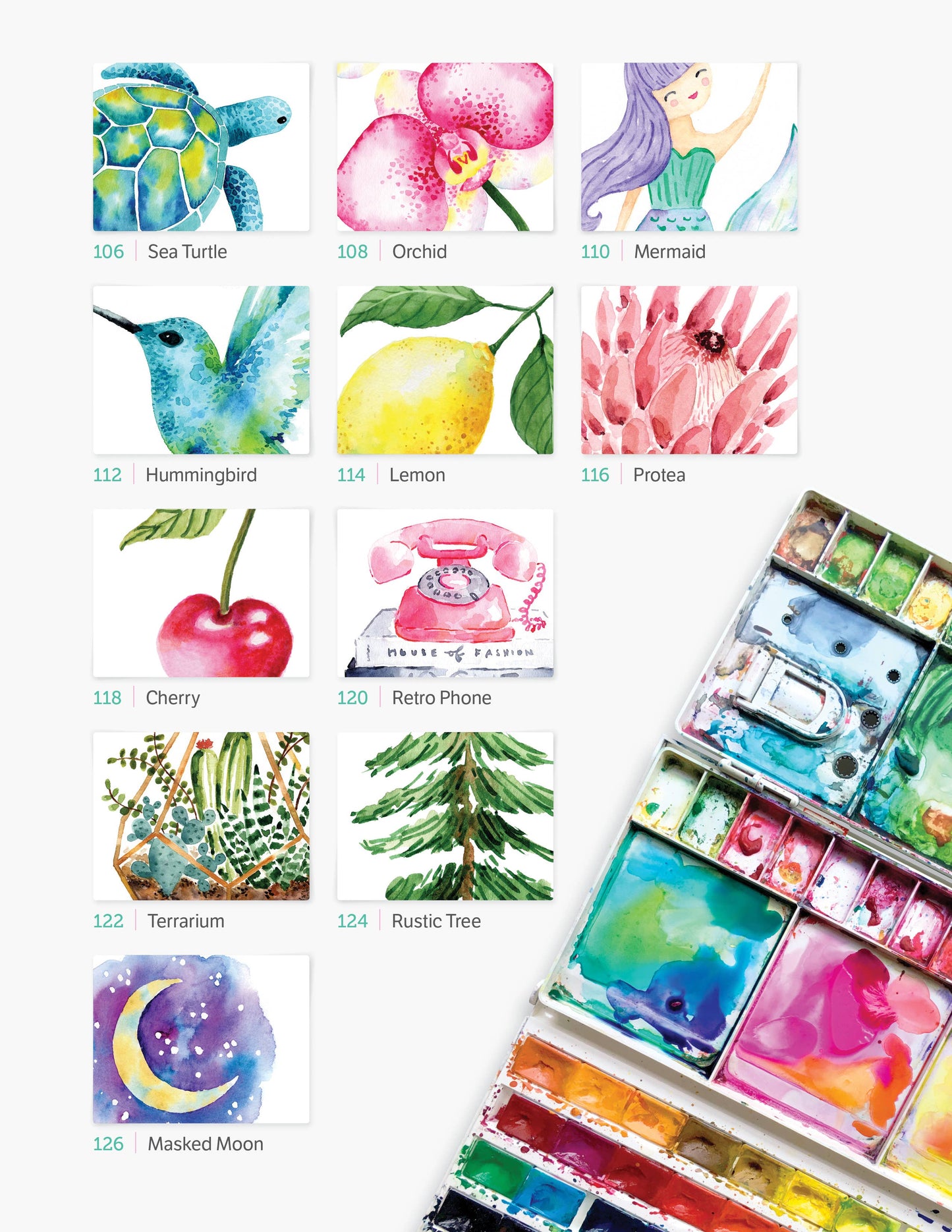 Watercolor the Easy Way: Step-by-Step Tutorials