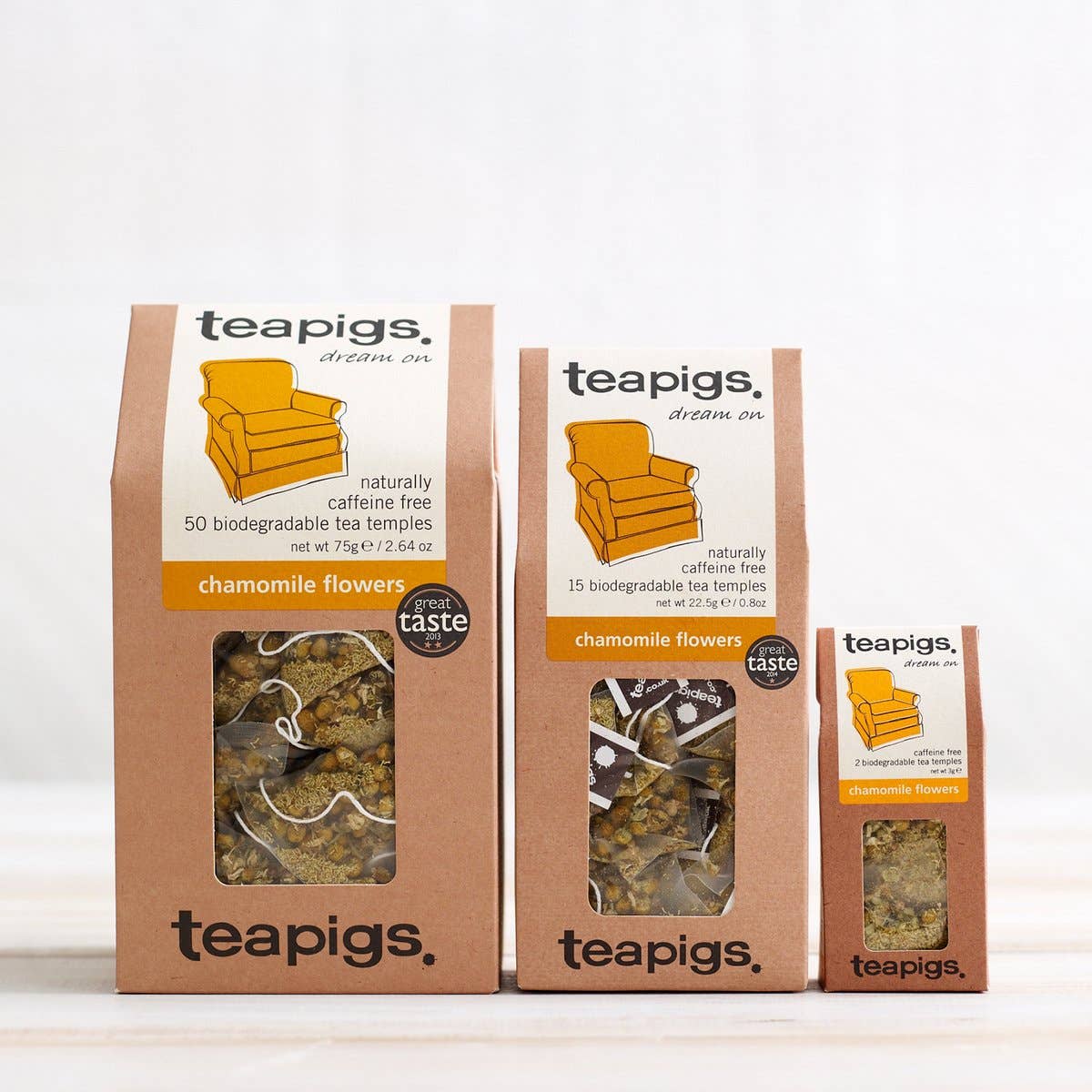 Chamomile Flowers Tea - 15 temples
